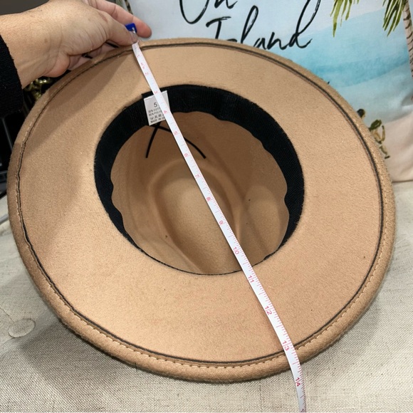 Tan Leopard Band Womens Fedora Hat 86010031Tn - Picture 11 of 12